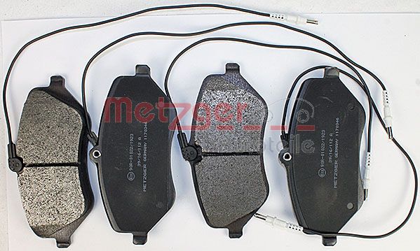 METZGER 1170346 Bremsbelagsatz, Scheibenbremse